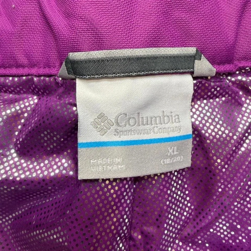 Columbia girls snow/ski pants size xl‎ 18-20 bugaboo purple